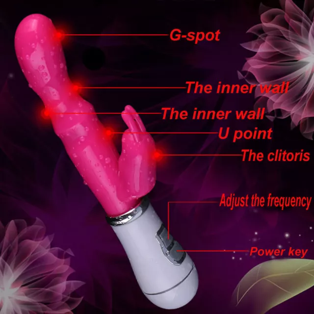 Multispeed-Vibrator-G-Spot-Dildo-Rabbit-Female-Adult-Sex-Waterproof-Massager