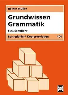 Grundwissen Grammatik. 5./6. Schuljahr: Kopiervorlagen v... | Buch | Zustand gut
