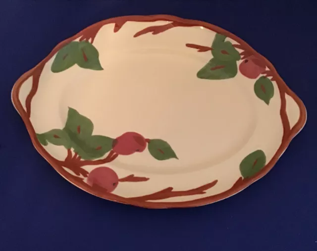 NEW Boxed APPLE Franciscan Ware Large 13.7” Meat Platter- Johnson Brothers  NIB 2