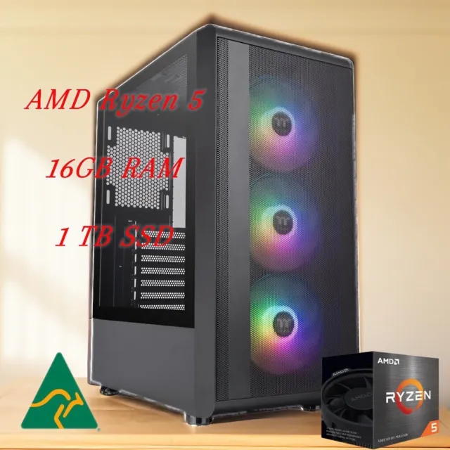 AMD Ryzen 5 5500 Gaming PC 16Gb Ram 1TB SSD