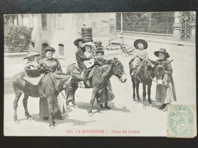 Cpa Carte Postale Auvergne La Bourboule Place Du Centre