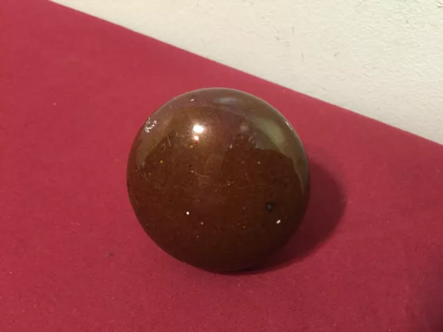 Antique Single Brown/Burgundy Knob - Locksmith