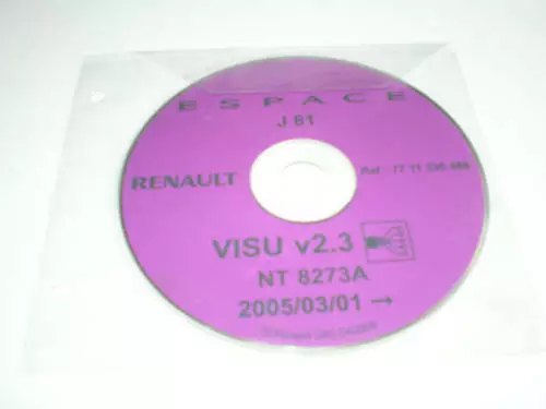 Werkstatthandbuch / Schaltpläne auf CD Renault Espace - Stand 03/2005