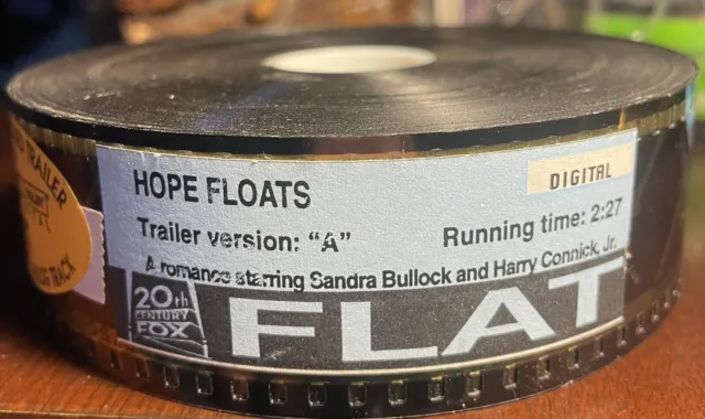 35mm Movie Film Trailer • Hope Floats • Sandra Bullock Romance 1998 Teaser