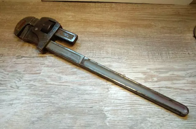 RECORD STILSONS 24 PIPE MONKEY WRENCH Made In ENGLAND