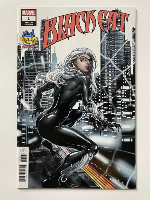 Black Cat #1 Marvel 2019 Midtown Comics Exclusive Variant Cover Clayton Crain NM