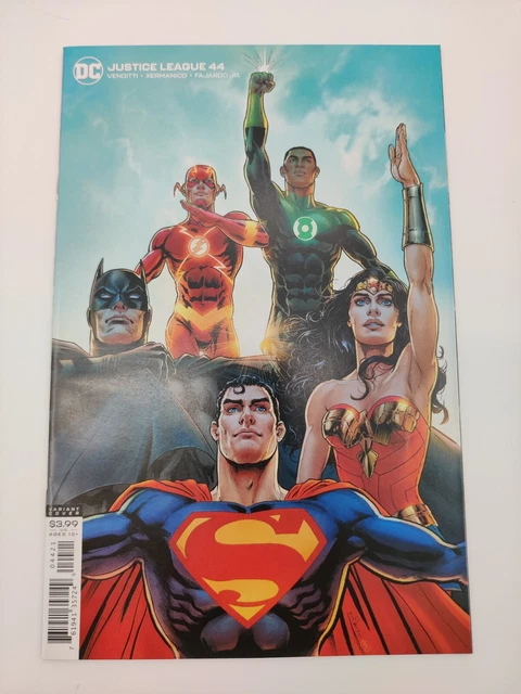 DC Comics Justice League #44 Superman Batman Flash Wonder Cyborg Variant Rare