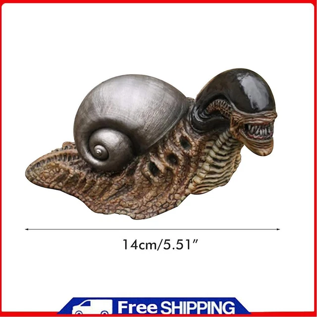 Snail Garden Statue Figurine Resin Animal Sculpture for Indoor Outdoor .