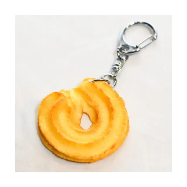 Food Sample Squeezed Cookie Keychain Fake Food Real Made in Japan Brand New