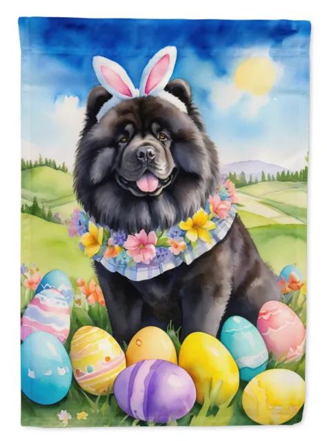 Chow Chow Easter Egg Hunt Flag Canvas House Size DAC4993CHF