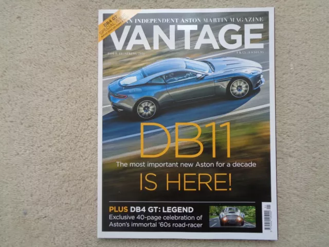 Aston Martin Vantage Magazine Nr. 13 Spring 2016 (DB4GT-AMV8-V12 Vantage)