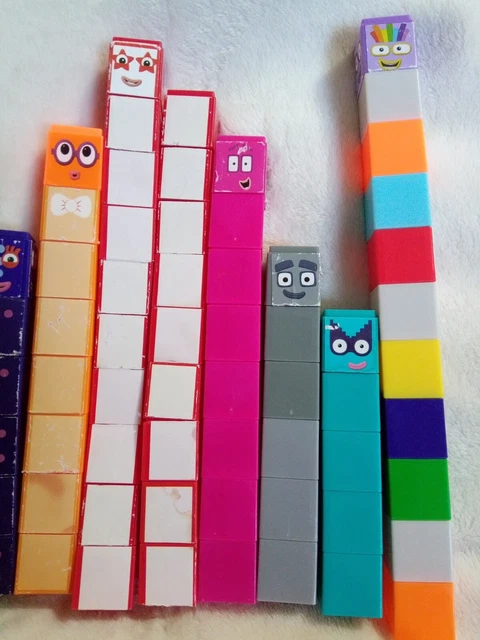 84 PIECES CBEEBIES Numberblocks Play Set Blocks £8.50 - PicClick UK