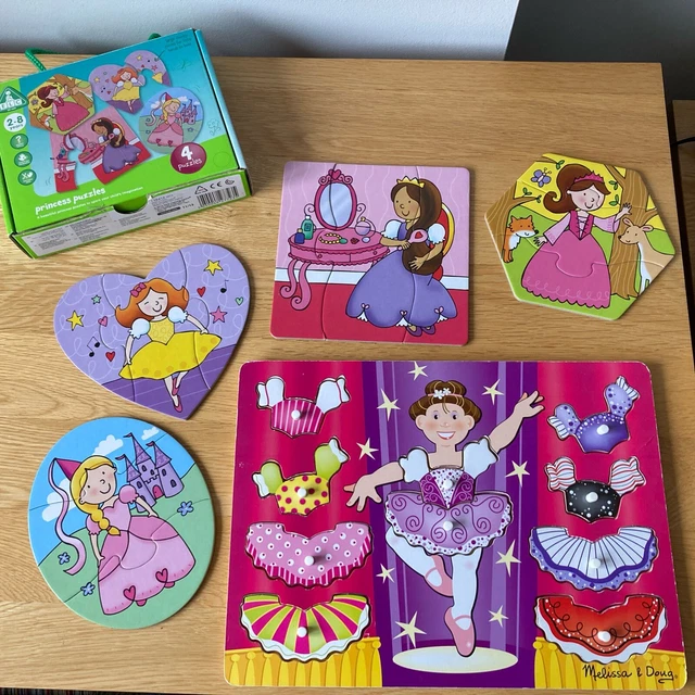 MELISSA DOUG Ballerina Peg Puzzle With ELC Set Of 3 Piece
