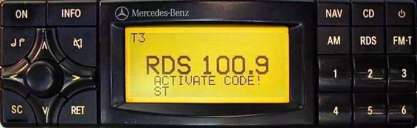 Mercedes Benz Special APS Radio Code von Becker - BP4902 Radio Code
