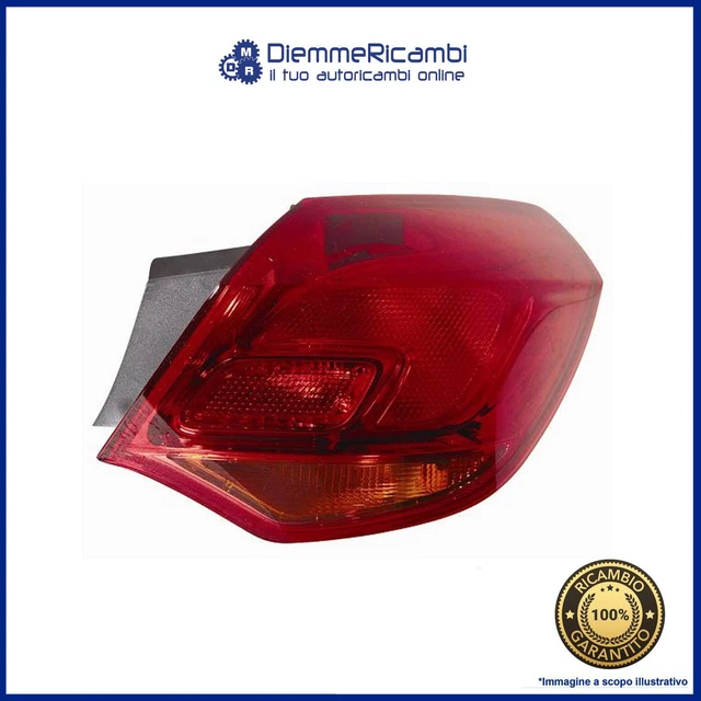 TjOta Feux Brouillard Arrière Pour Opel Pour Astra J 5 Portes (pré