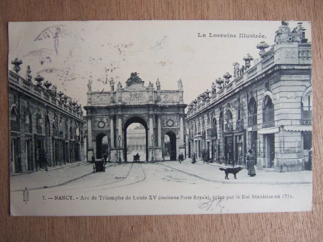 Cpa Nancy (54) Arc De Triomphe De Louis Xv Ancienne Porte Royale. Lorraine