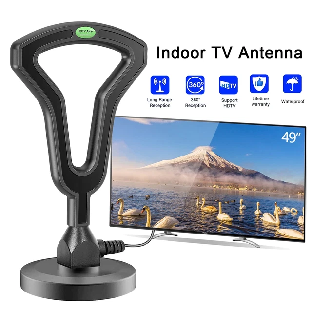 5600 Miles Digital TV Antenna HDTV Amplified 4K 1080P Waterproof Outdoor Indoor