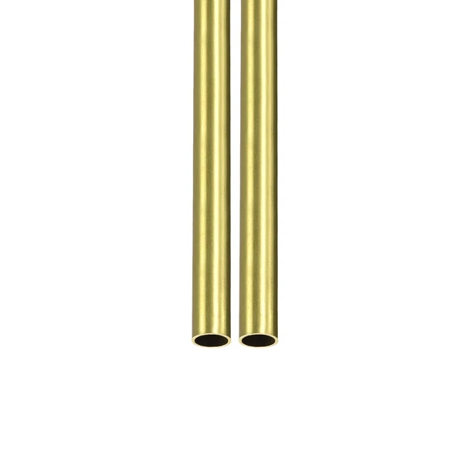 DTGN 2mm X 0.5mm X 200mm(ODxWall TXL) Brass Tube - 4Pack