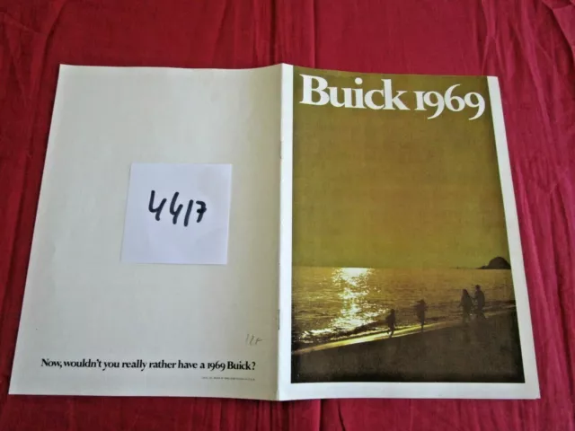 N°4417 / BUICK 1969 / catalogue couleur de la gamme USA