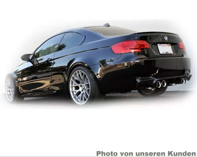 KIT CARROSSERIE CONVIENT pour BMW E92 Coupé, Peinture Noir Saphir 475  Arrière Spoiler Tuning EUR 119,90 - PicClick FR