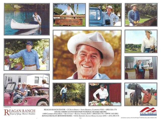RONALD REAGAN 2024 Calendar- Reagan Ranch- Project Of Young America's
