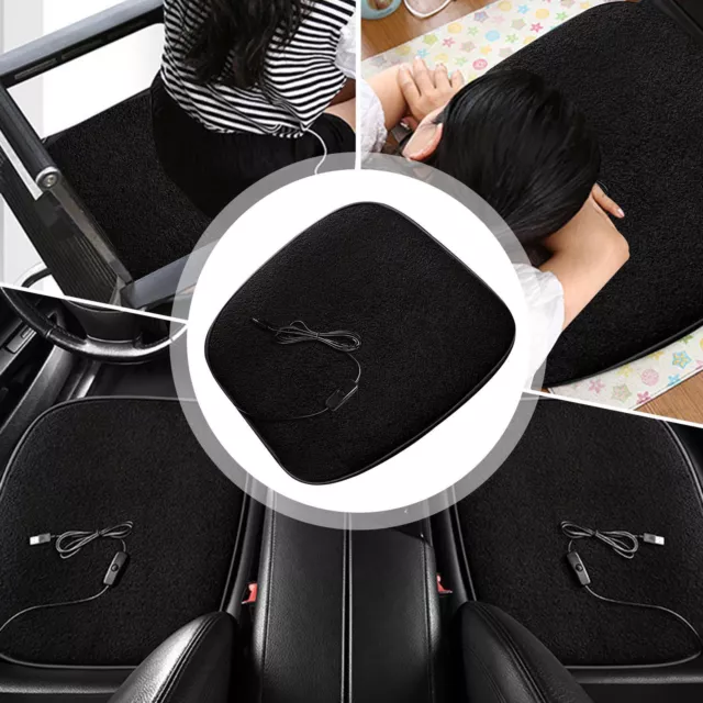 Electric Heating Pad USB Heated Seat Cushion Warm Pad for Home Chair Car Seats 2