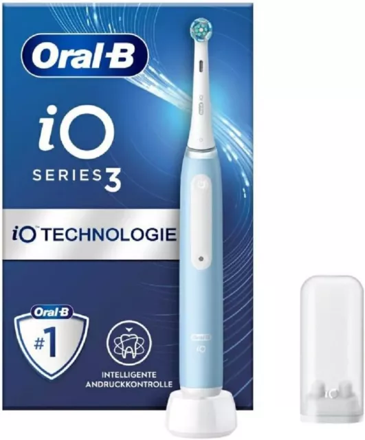 Oral-B Cepillo de Dientes Io 3 Ice Azul Eléctrico Nuevo (850)