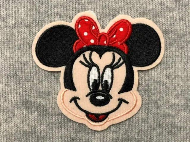 Disney Mickey Minnie Mouse Embroidered Patch Applique Badge Iron on
