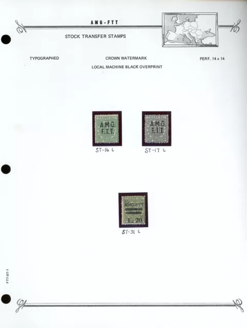 Amg-Ftt Revenue Bush Page Lot #28 - Stock Transfer Stamps - $$$