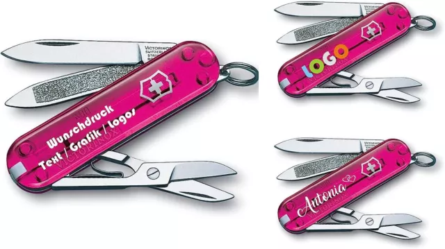 Victorinox Classique SD Cupcake Dream Personnalisé Avec Nom 0.6223.T5G Rose