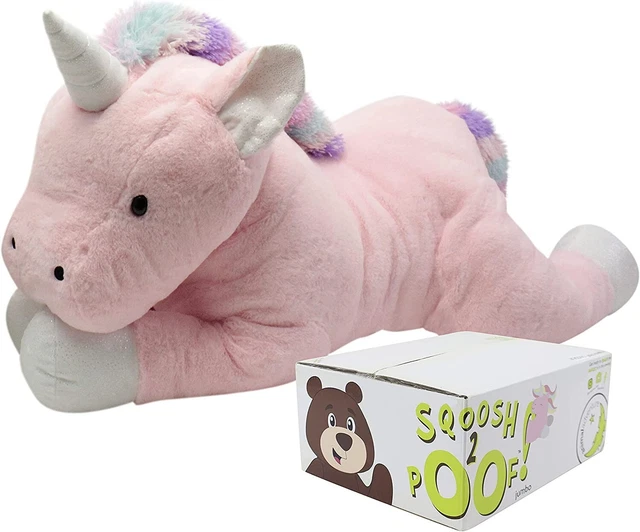 Sqoosh2Poof Giant, Cuddly, Ultra Soft Plush Stuffed