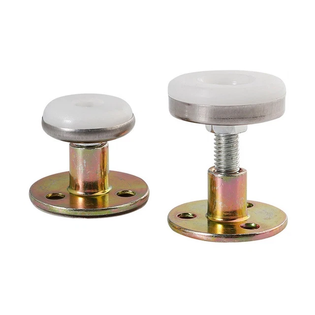 Lot De 4 Butées Anti-Tremblement Réglables 30-68 Mm – Stabilisateur Lit, Tête De Lit, Canapé, Armoire (Noir