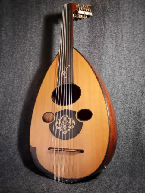 High Qulaty Oud Made By Zeryab Iraqi Style 7 Course Electric Oud