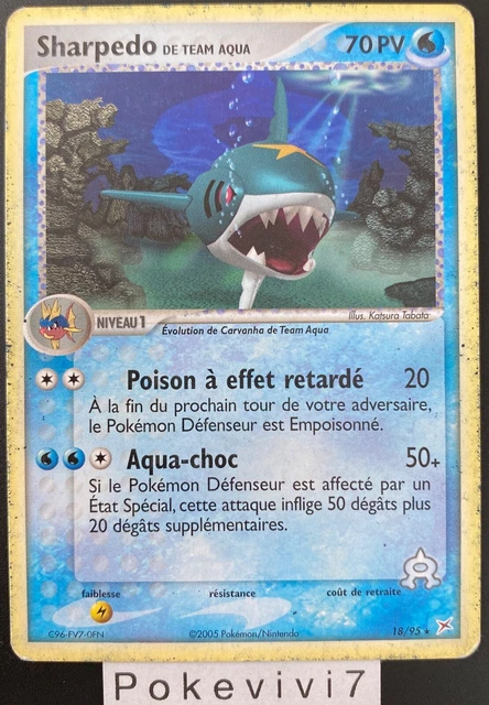 Carte Pokemon SHARPEDO 18/95 Rare Bloc EX Team Aqua VS Team Magma FR OCCASION