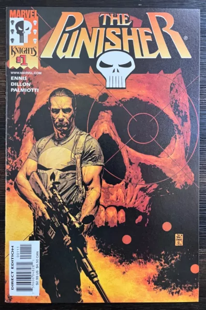 THE PUNISHER  #1 Marvel Knights Comics 2000 Garth Ennis Dillon Palmiotti MCU NM