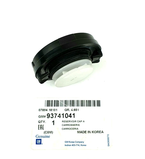 Original Chevrolet GM Cap Conteneur Chevrolet Étincelle, Matiz - 93741041
