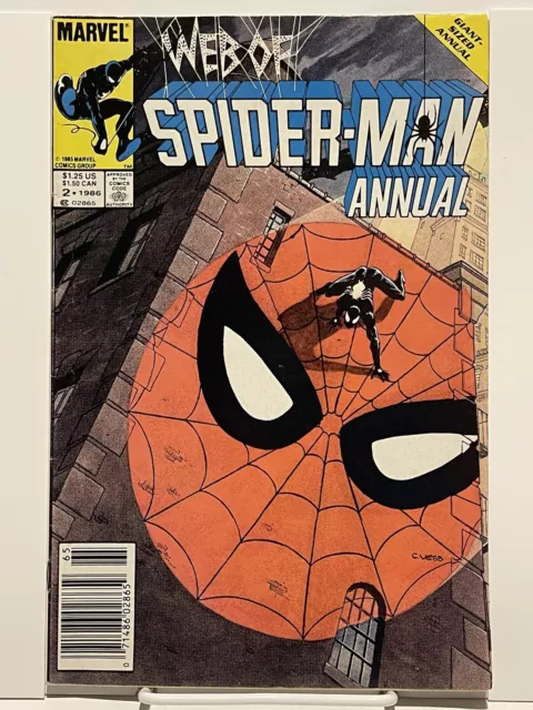 Web of Spider-Man 1986 Annual #2 Newsstand