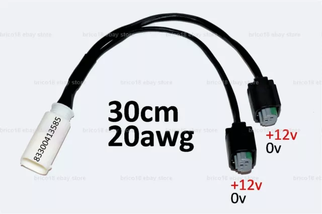 BMW Accessory Plug Cable 30cm/20awg/2p 83300413585 - R1200 R1250 GS RT XR K1600
