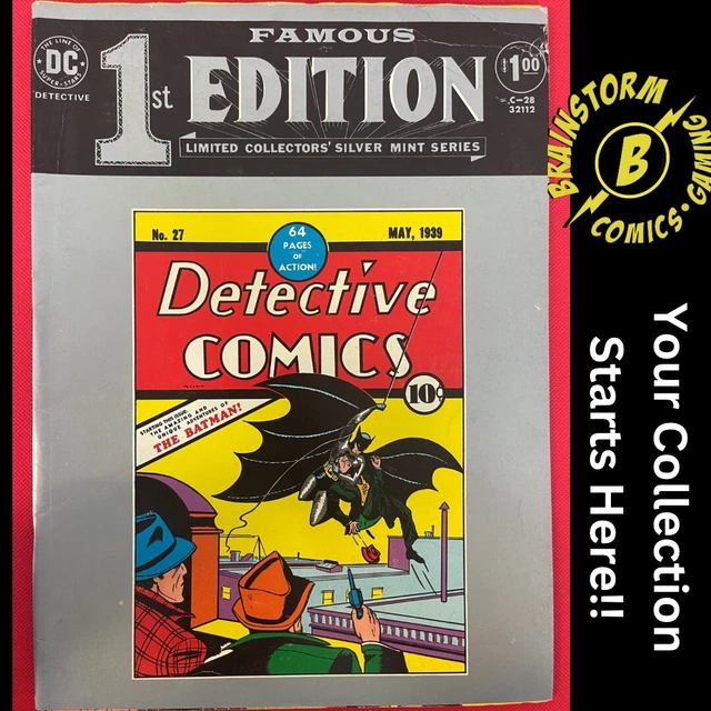 Famous 1st Edition: Detective Comics #27 - Limited Collectors Silver Mint Series