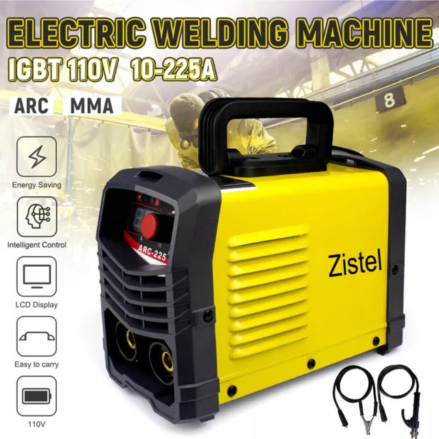 225A 110V ARC MMA Mini Electric Welding Machine IGBT Inverter Stick Welder Weld