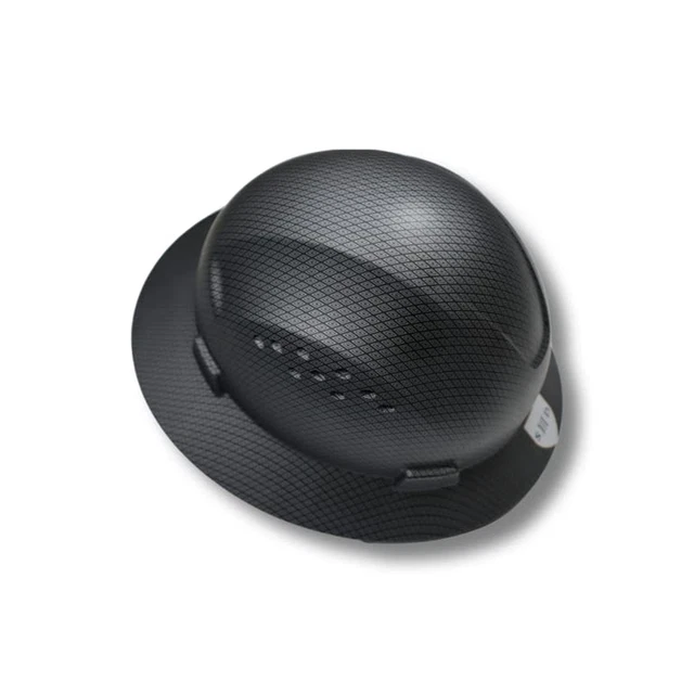 HDPE Hydro Dipped Full Brim Hard Hat with 4 Point Fas-trac Suspension (Matte ...