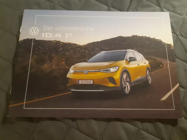 2021 Volkswagen ID.4 1st Brochure Prospekt Catalogue Depliant DEUTSCH 10/2020