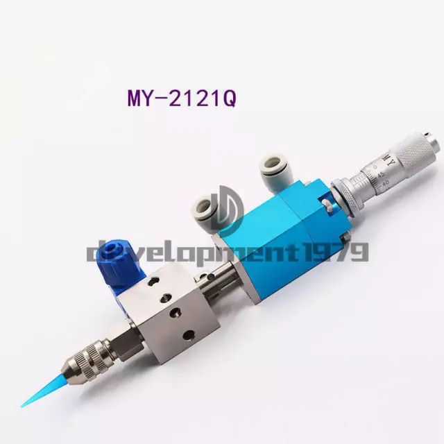 1PC Top Needle Dispensing Valve Precision Glue Pneumatic Dispenser Micrometer
