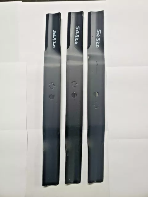 Tarter Gate FM 5 Finish Mower Blades Set of Three (3) code 502320