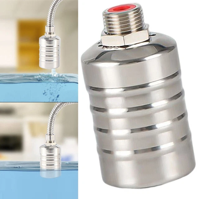 Vanne Flottante Automatique En Acier Inoxydable - Régulation Niveau D'eau Pour Réservoir, étang, Piscine - Installation Facile
