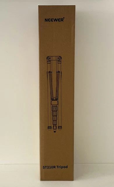 Trípode NEEWER ST210R soporte de luz fibra de carbono 180° patas reversibles