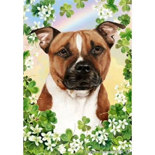 Clover House Flag - Pit Bull Terrier 31254