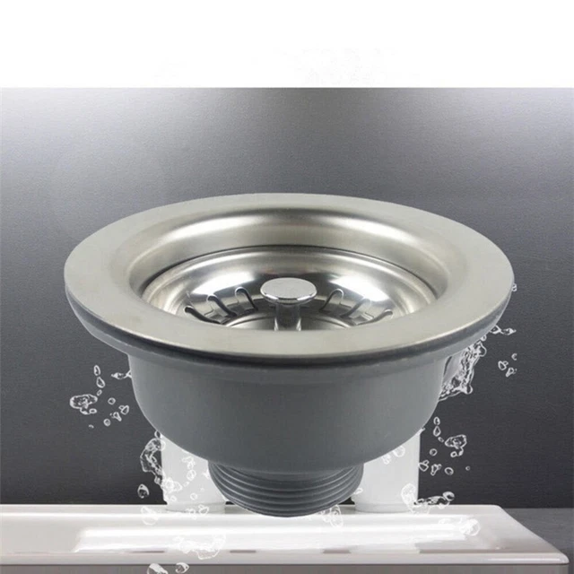 Bouchon D'Évier Avec Chaîne - 50mm, Pour Cuisine Et Salle De Bain