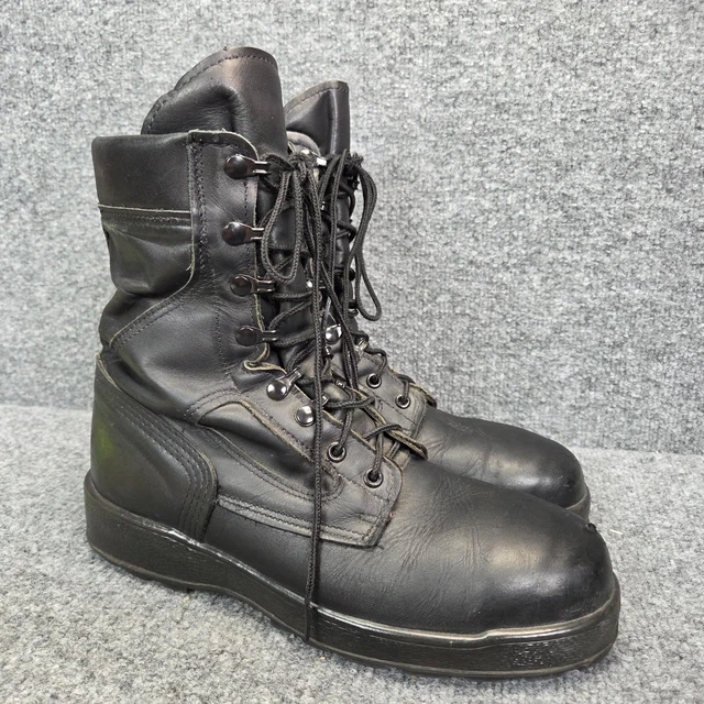 McRae 9189 Panama USA-Made Military Jungle Boots – Black, Leather & Cordura, Lace-Up, Men’s All Sizes