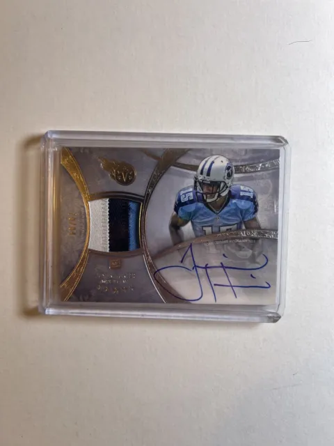 RPA 2013 Topps Five Star #109 Justin Hunter Jersey Auto RC/94 Titans Card SP
